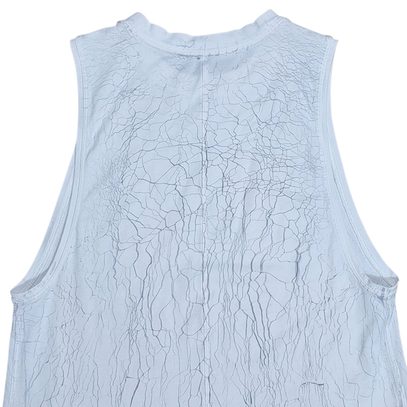 Lululemon All Yours Tank Top Size 8 Thread Dye White Silver Drop - Picture 5 of 8